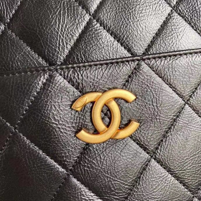 Chanel Original Lather Shopping bag AS2295 black