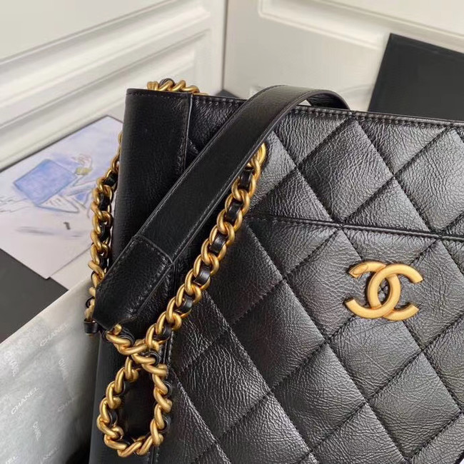 Chanel Original Lather Shopping bag AS2295 black