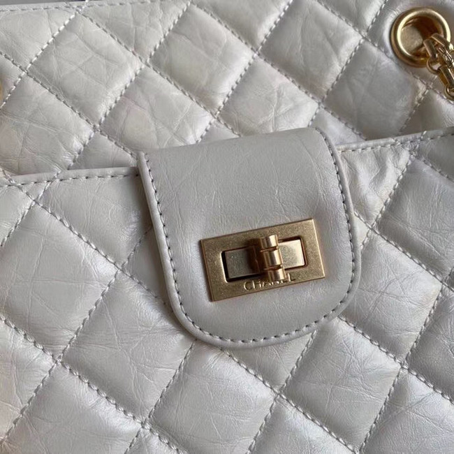 Chanel Original Lather Shopping bag AS6611 white
