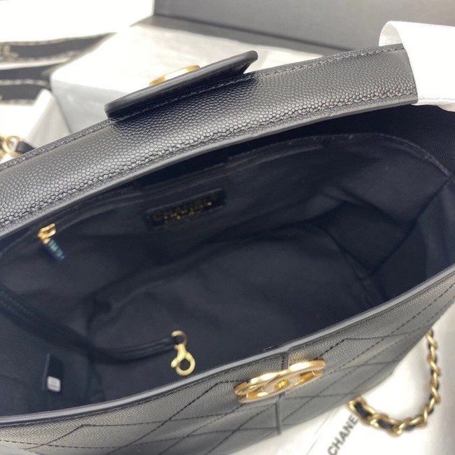 Chanel small shopping bag AS2286 black