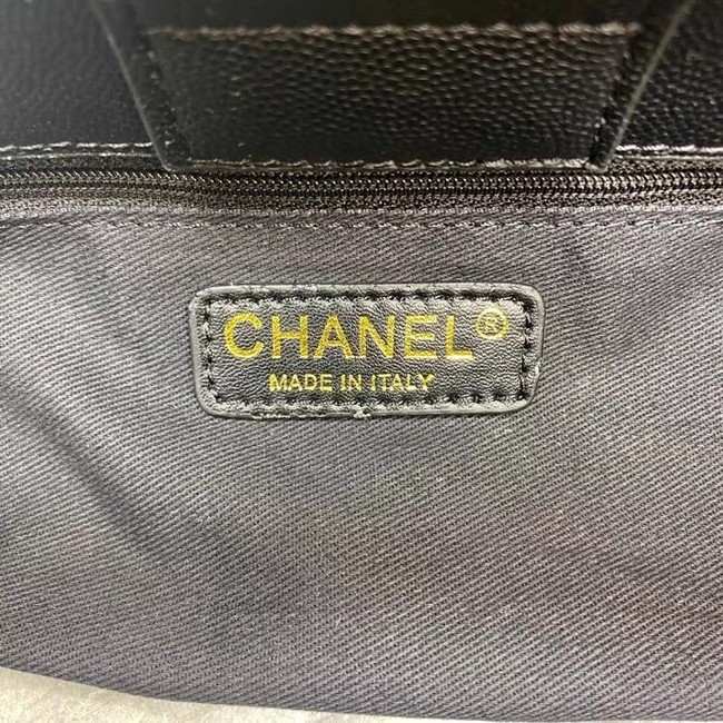 Chanel small shopping bag AS2286 black