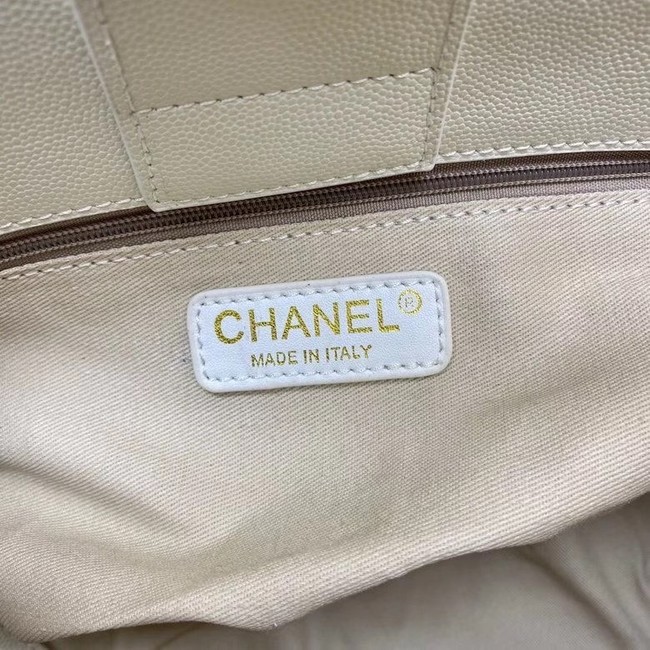 Chanel small shopping bag AS2286 white