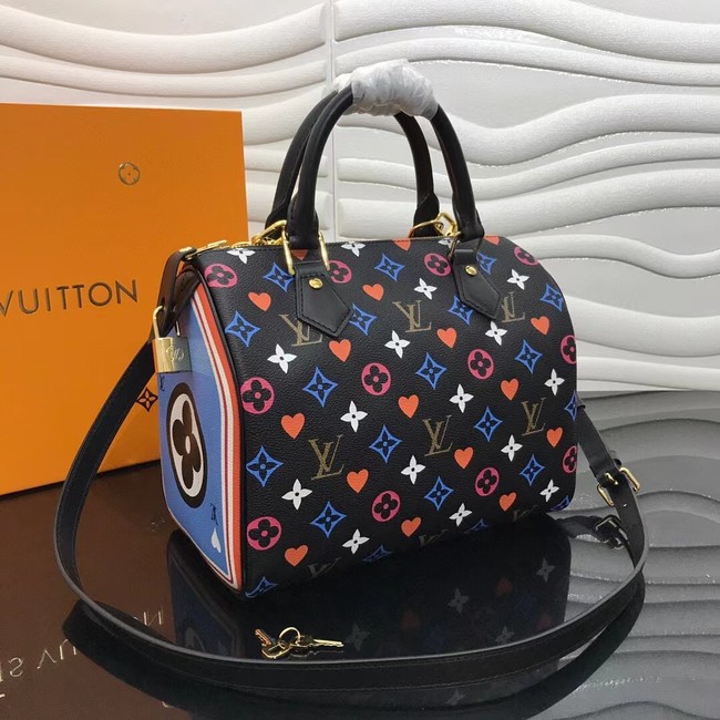 Louis Vuitton GAME ON SPEEDY BANDOULIERE 25 M57466 black