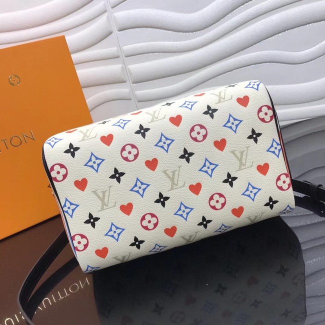 Louis Vuitton GAME ON SPEEDY BANDOULIERE 25 M57466 white