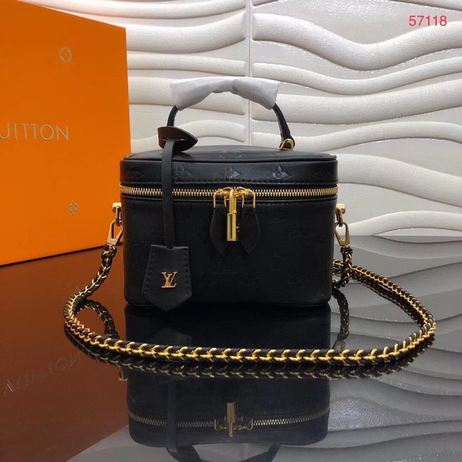 Louis Vuitton VANITY PM M57118 BLACK