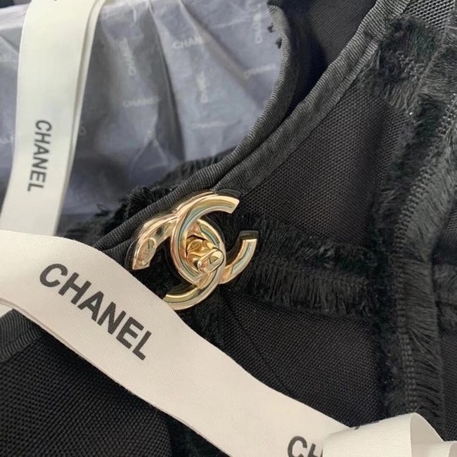 Chanel large hobo bag AS2292 black