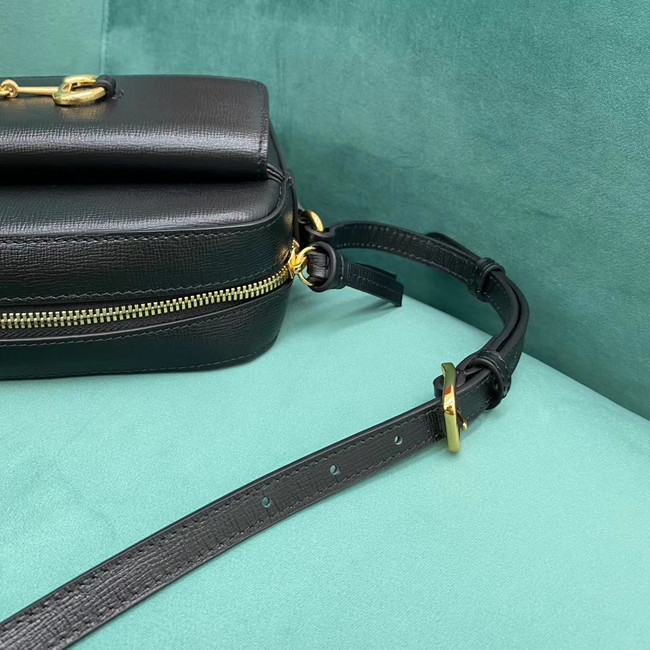 Gucci Horsebit 1955 small shoulder bag 645454 Black