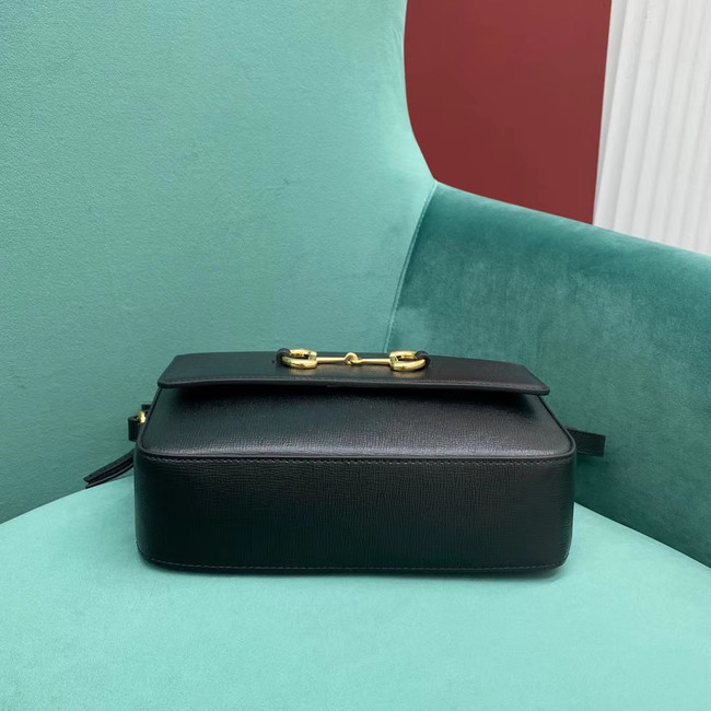 Gucci Horsebit 1955 small shoulder bag 645454 Black