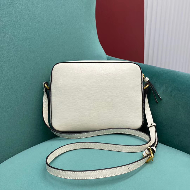 Gucci Horsebit 1955 small shoulder bag 645454 White