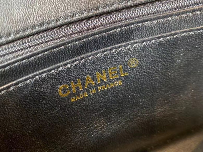 Chanel classic handbag Tweed & Gold-Tone Metal A01116-1