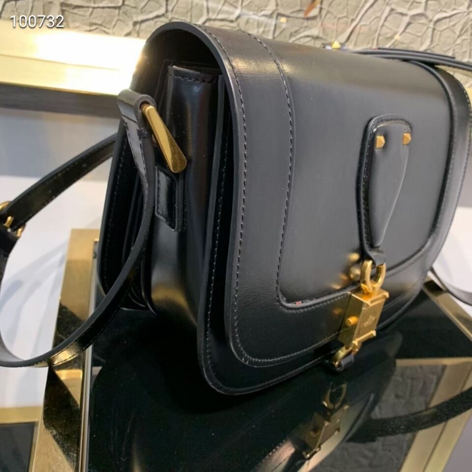 VALENTINO Origianl leather shoulder bag V0070 black