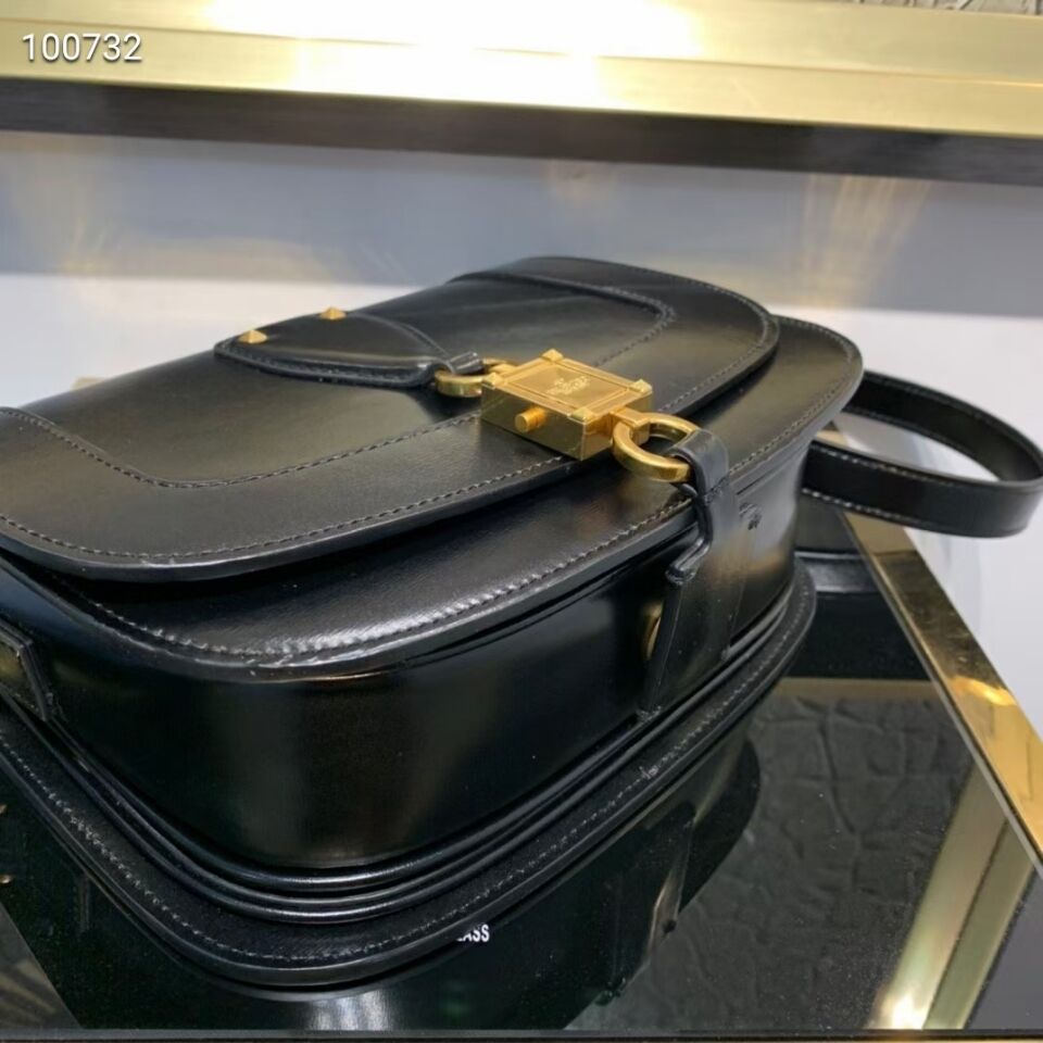 VALENTINO Origianl leather shoulder bag V0070 black
