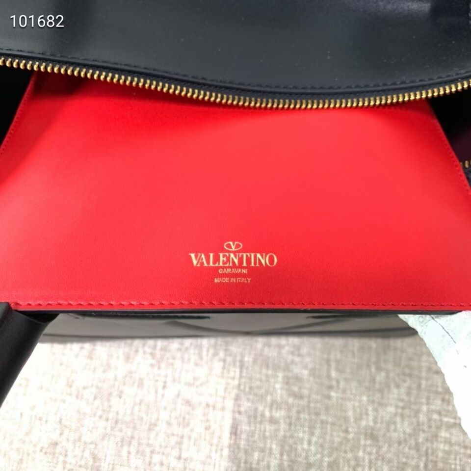 VALENTINO Origianl leather tote V2021 black