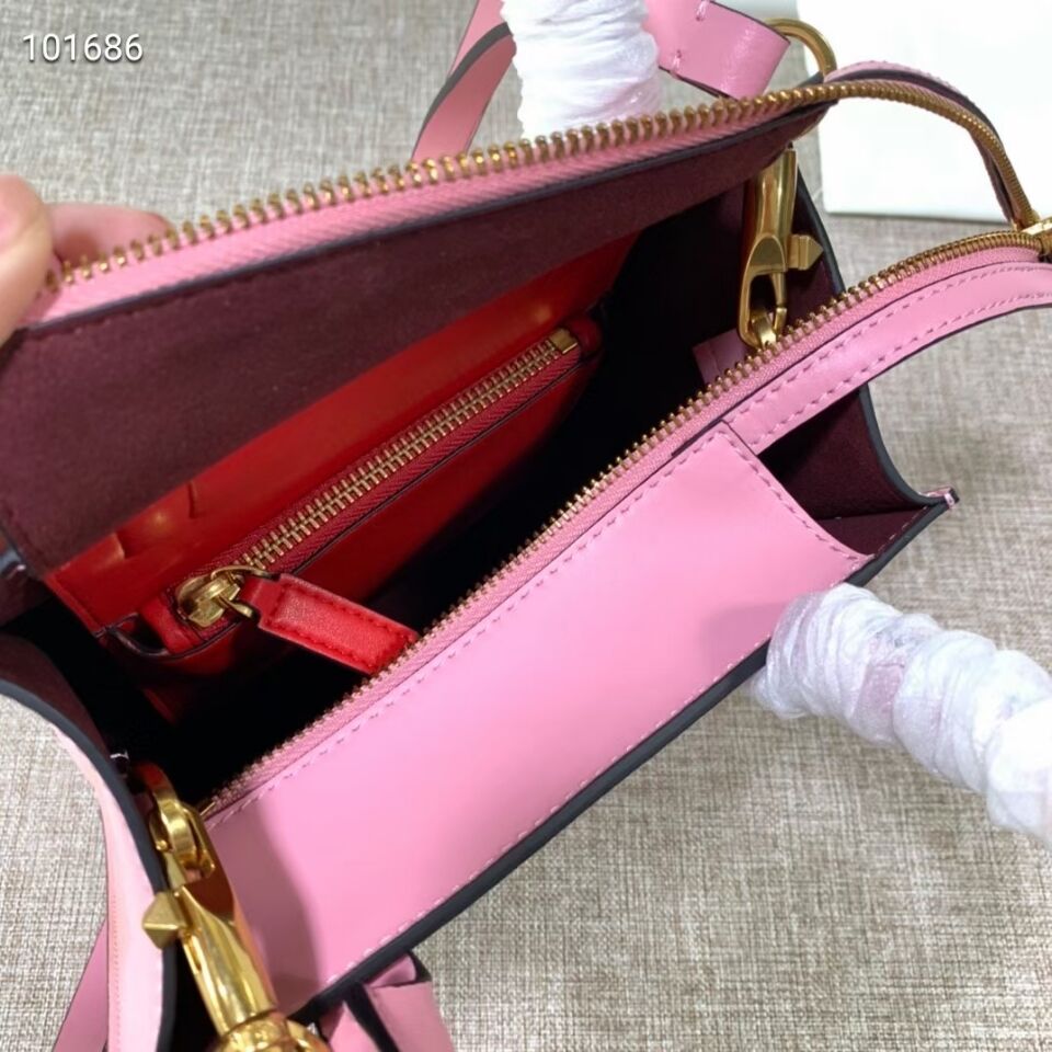 VALENTINO Origianl leather tote V2021 pink