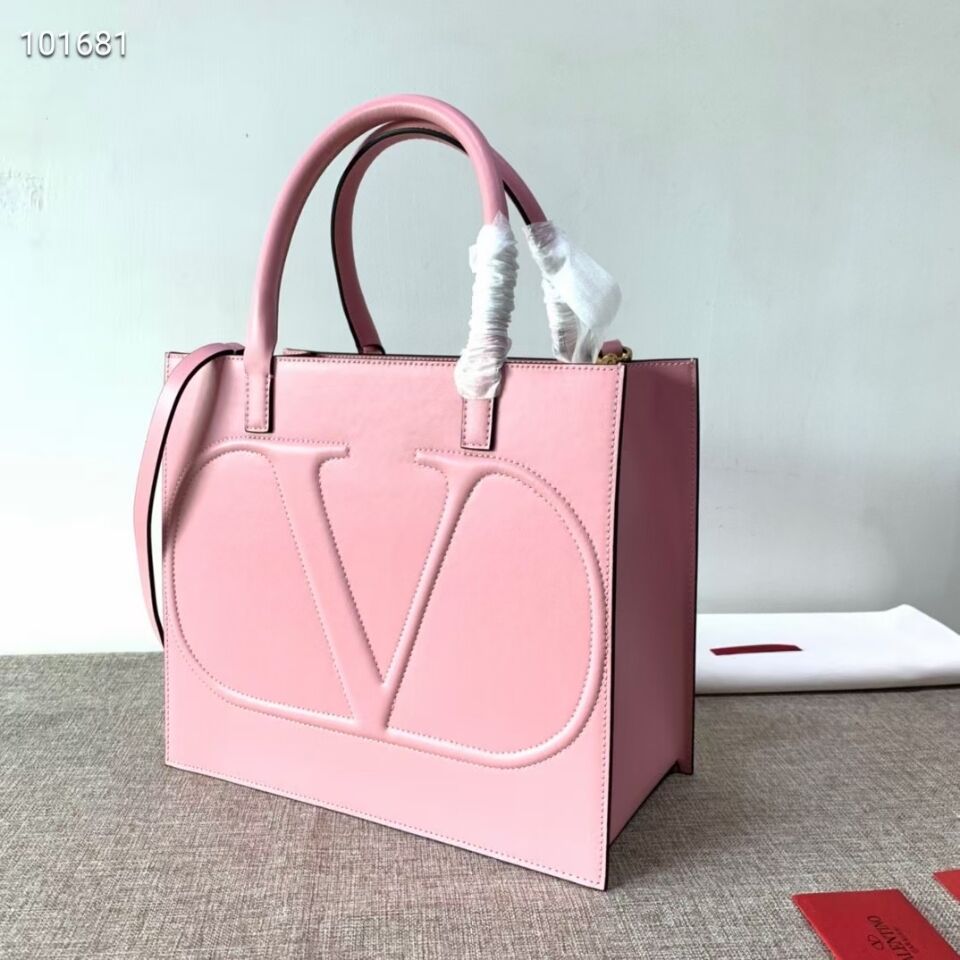 VALENTINO Origianl leather tote V2021 pink