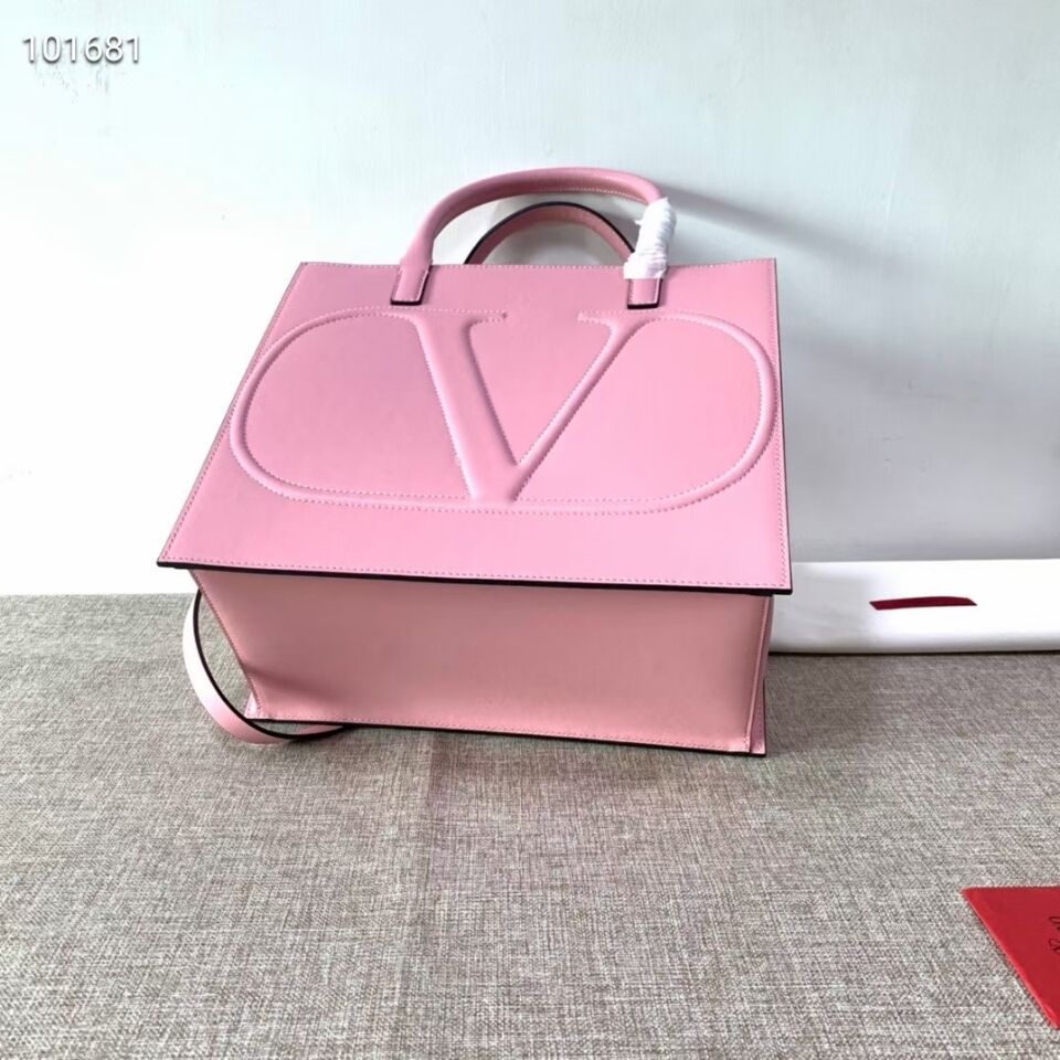 VALENTINO Origianl leather tote V2021 pink