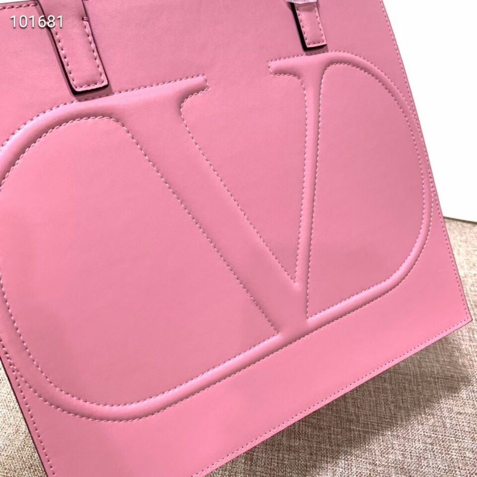 VALENTINO Origianl leather tote V2021 pink