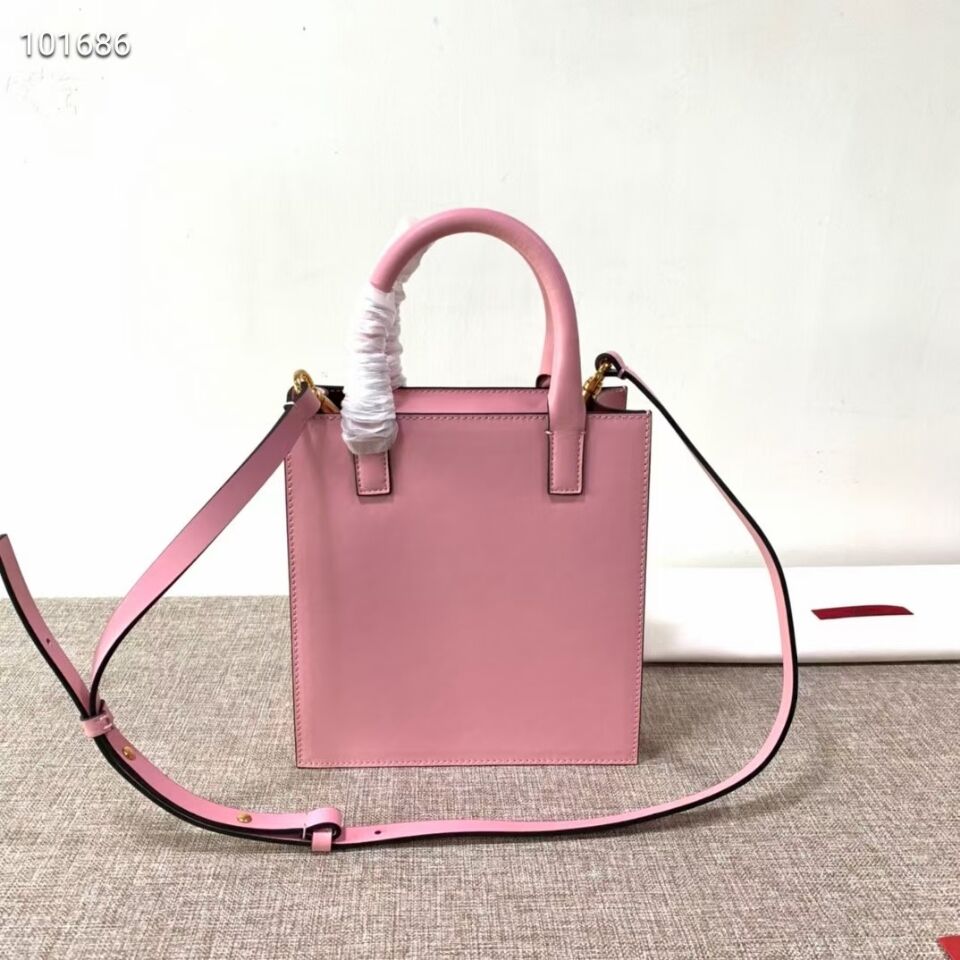 VALENTINO Origianl leather tote V2021 pink