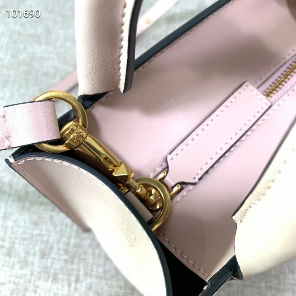 VALENTINO Origianl leather tote V2022 light pink