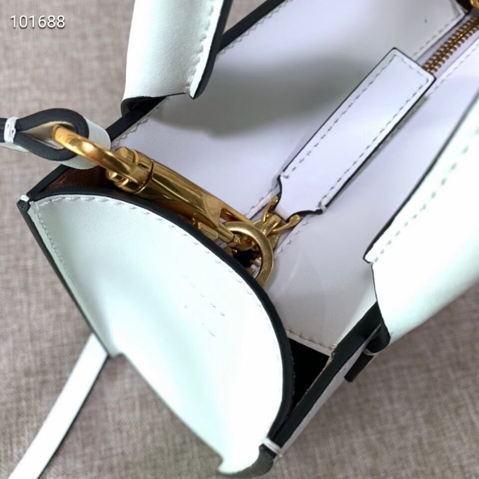 VALENTINO Origianl leather tote V2022 white