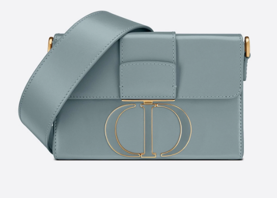 DIOR 30 MONTAIGNE BOX BAG Mint Cloud Blue Box Calfskin M9204U