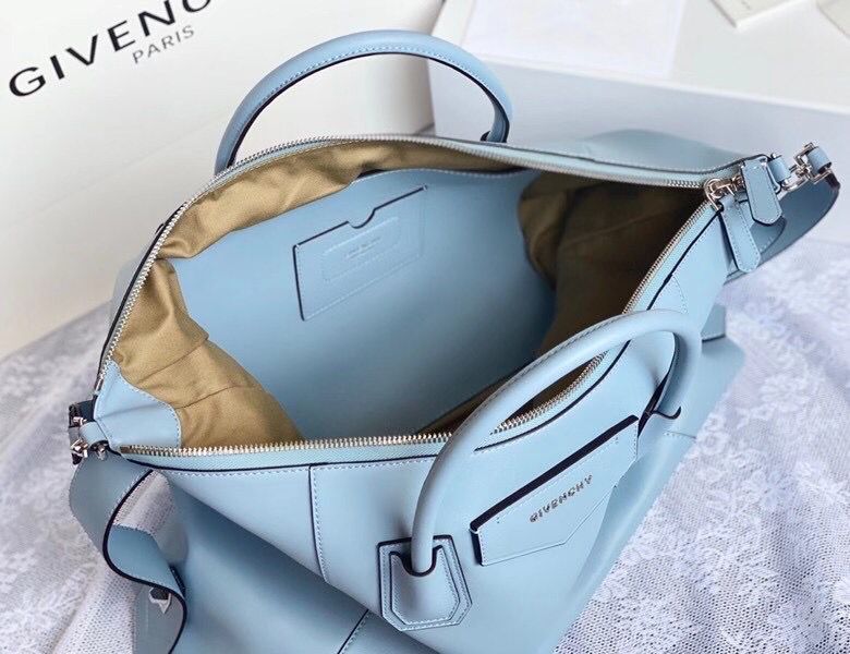 GIVENCHY Original Leather Shoulder Bag 63188 sky Blue