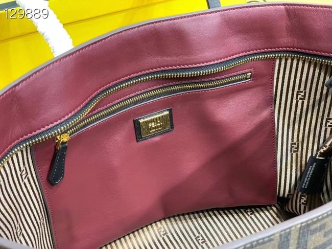 FENDI fabric bag 69555 Burgundy