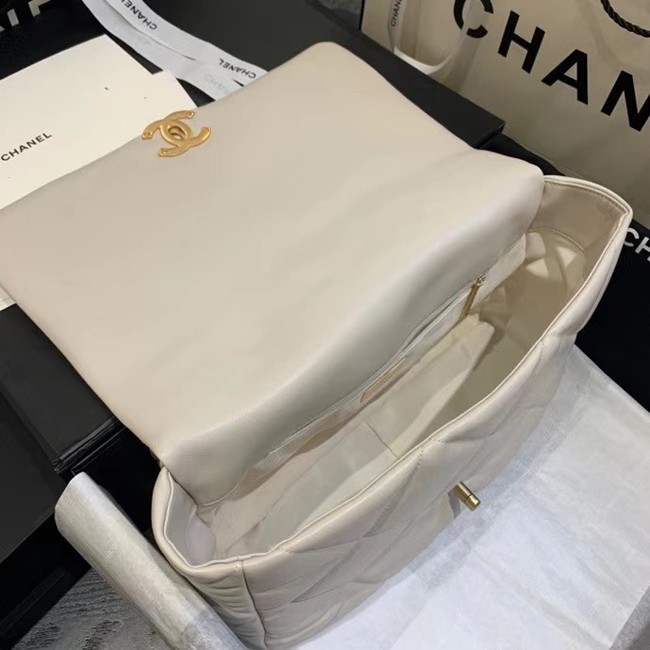 chanel 19 large flap bag  AS1160 AS1161 AS1162 Off white