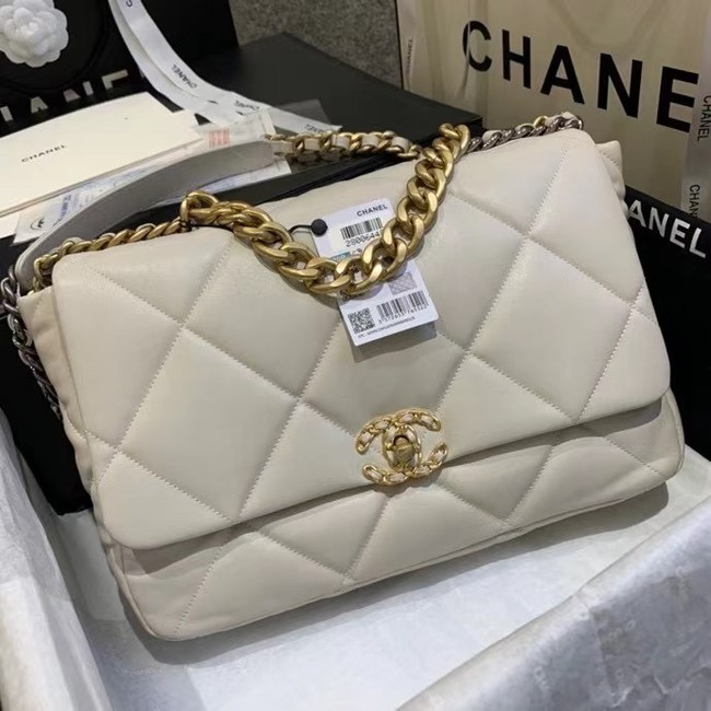 chanel 19 large flap bag AS1160 AS1161 AS1162 Off white