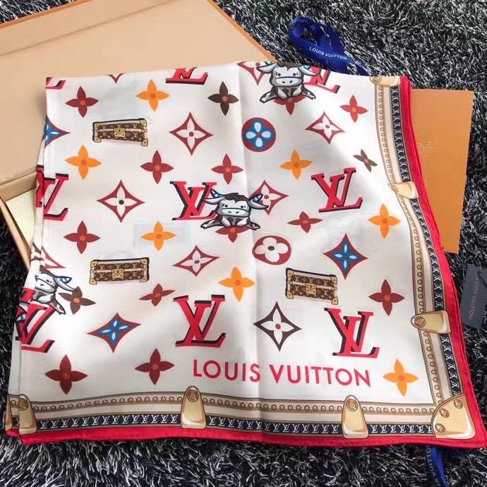 Louis Vuitton silk Scarf 77030-2