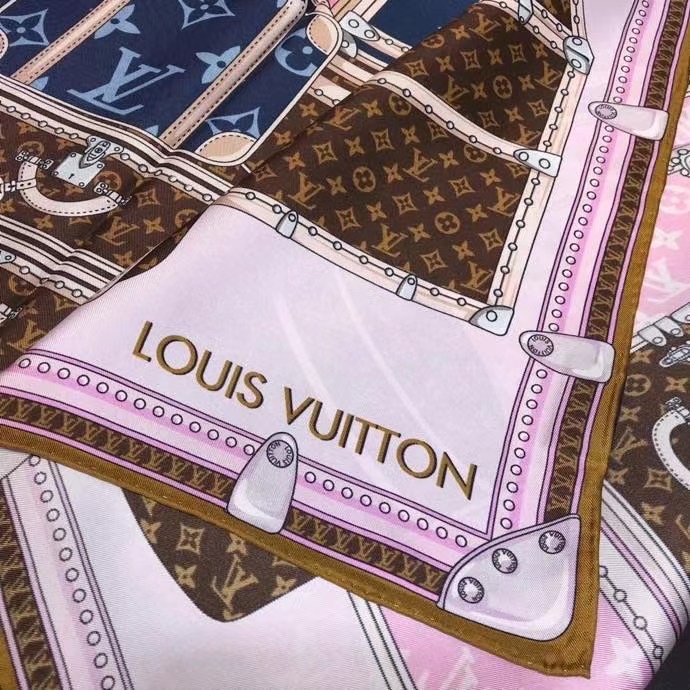 Louis Vuitton silk Scarf 77030-3