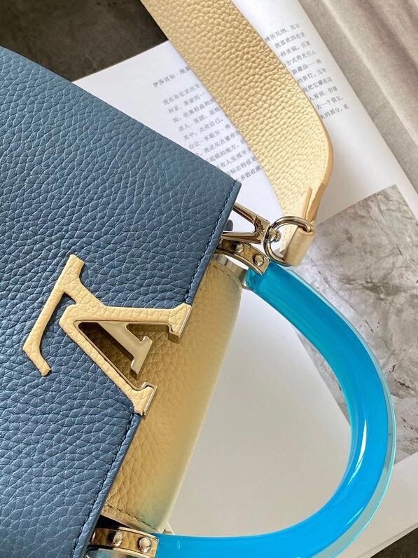 Louis vuitton CAPUCINES MINI M56072 LIGHT BLUE