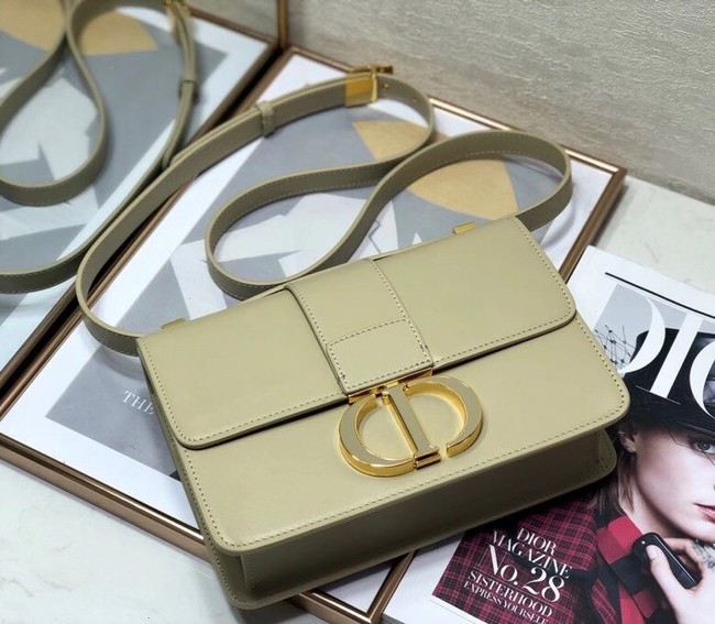 DIOR 30 MONTAIGNE BAG Beige Box Calfskin M9203UM