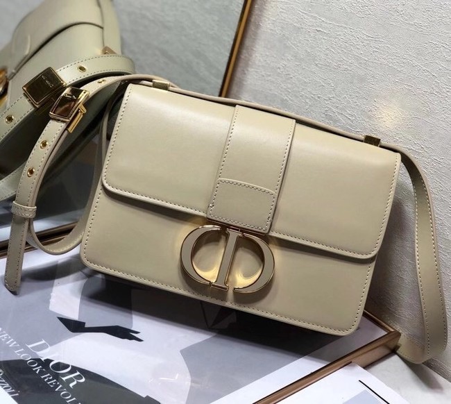 DIOR 30 MONTAIGNE BAG Beige Box Calfskin M9203UM