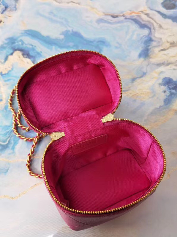 Chanel Lambskin Crystal Calfskin & Gold-Tone Metal AS1889 rose