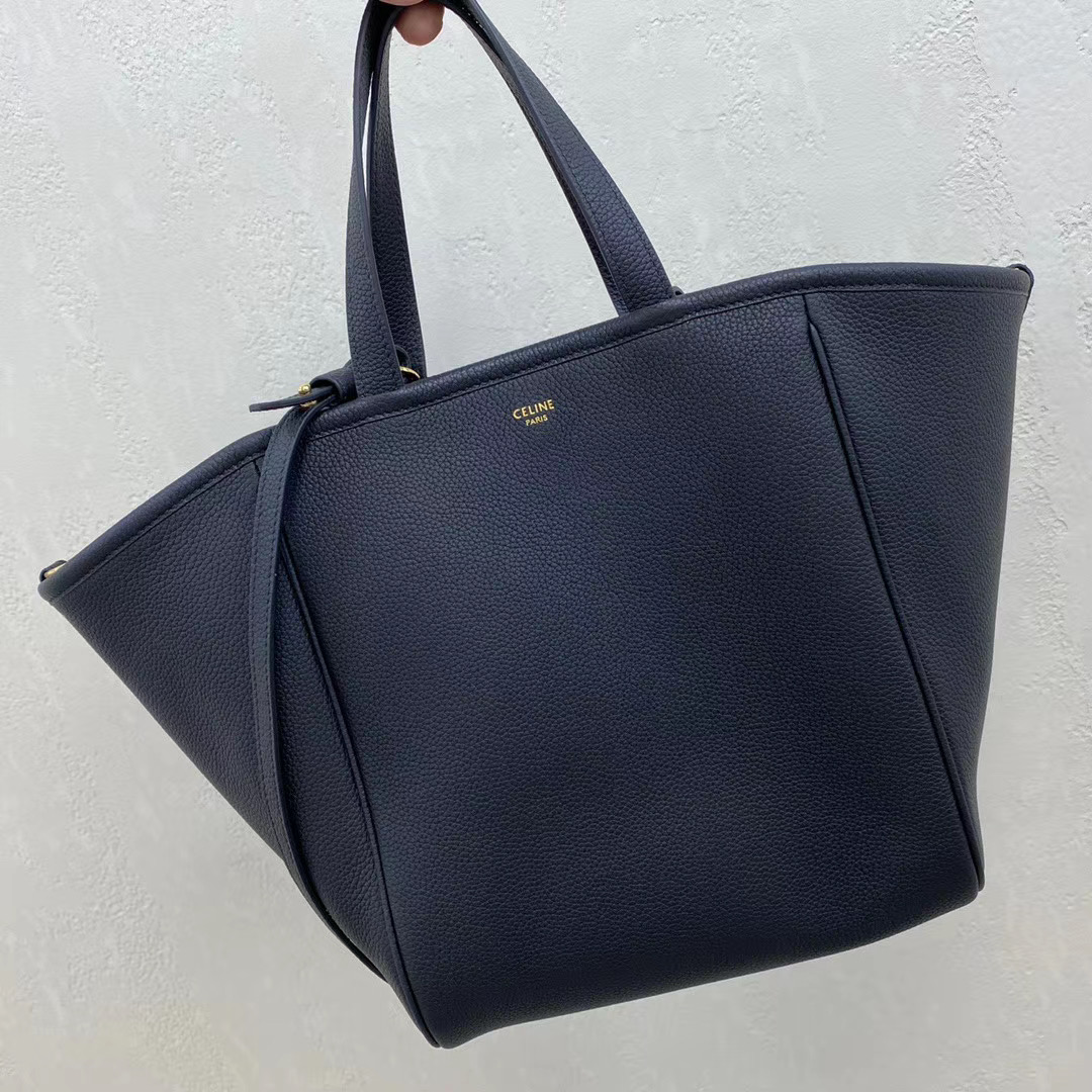 Celine LARGE SOFT BAG IN SUPPLE GRAINED CALFSKIN 55825 black