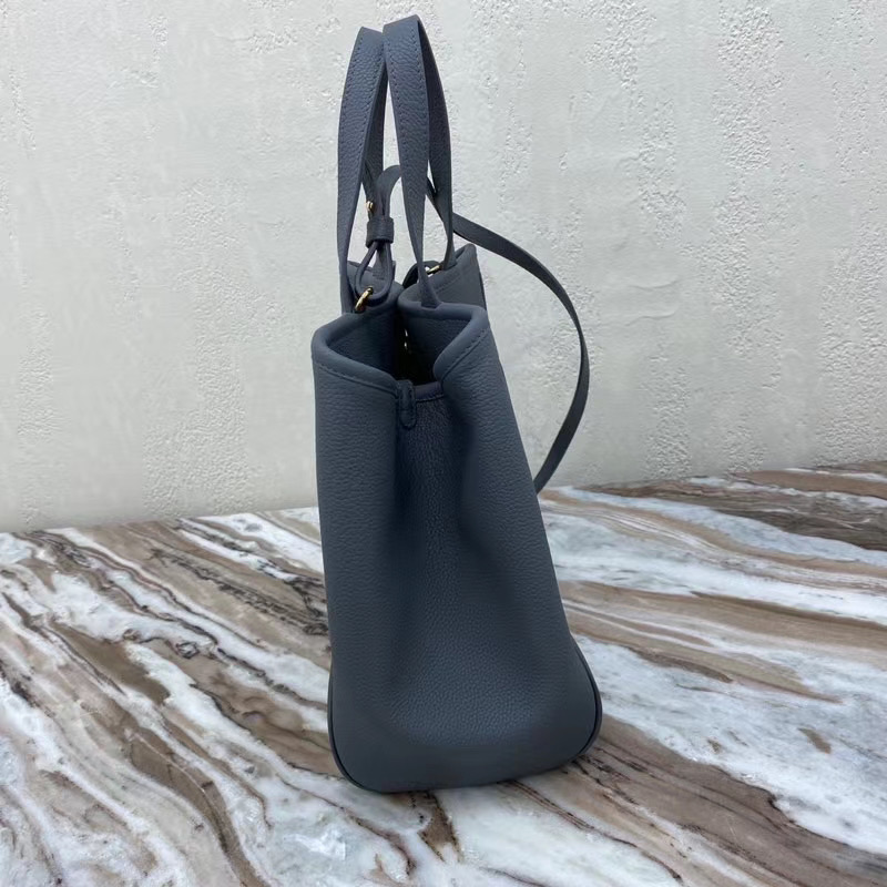 Celine LARGE SOFT BAG IN SUPPLE GRAINED CALFSKIN 55825 dark gray