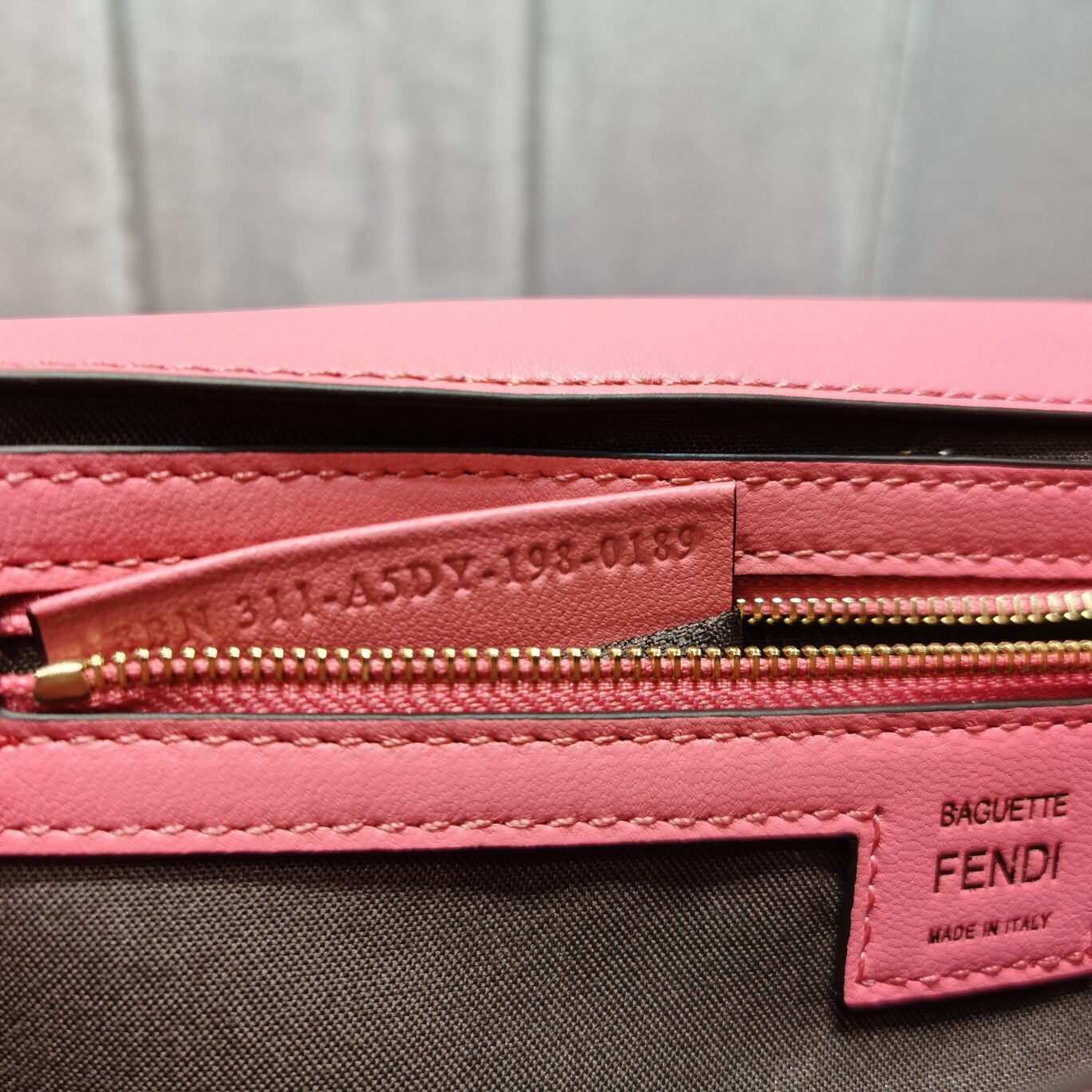 FENDI BAGUETTE  Shoulder Bag 8BS017 rose