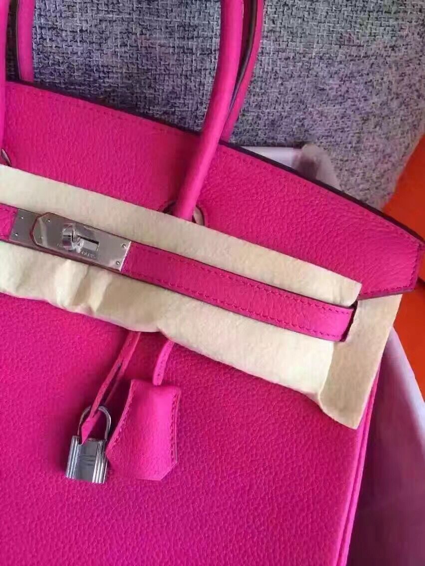 Hermes Birkin Bag Original Togo Leather 17825 Rose