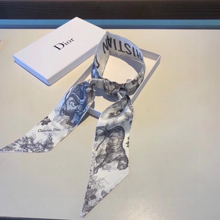 DIOR OBLIQUE MITZAH SCARF Silk Twill 87CDO