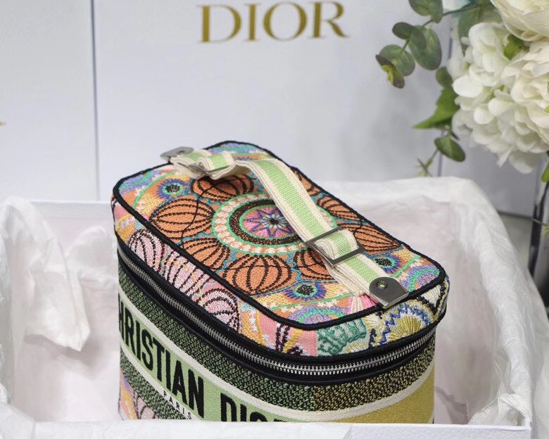 DIORTRAVEL VANITY CASE Multicolor Dior in Lights Embroidery S5480V