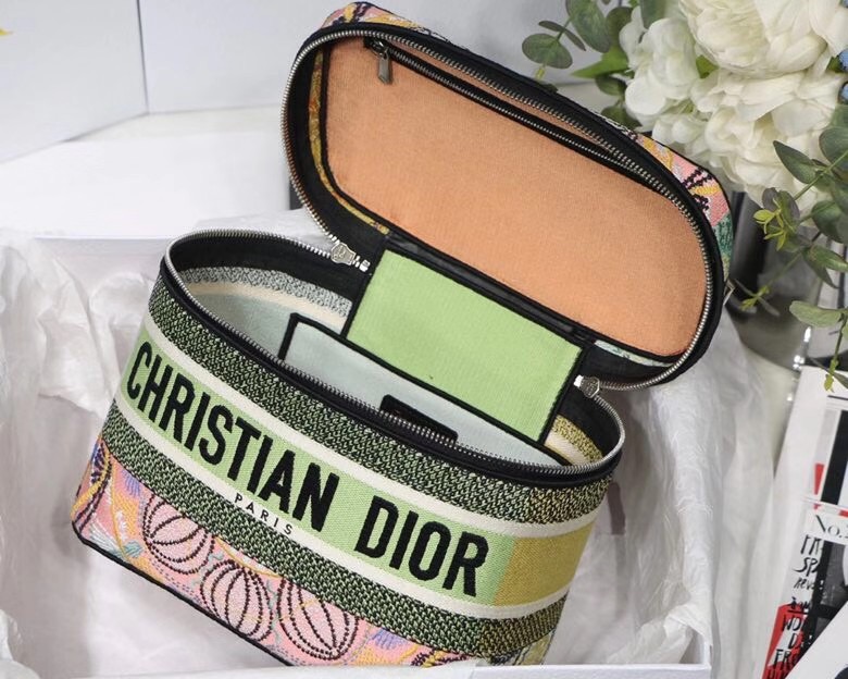 DIORTRAVEL VANITY CASE Multicolor Dior in Lights Embroidery S5480V