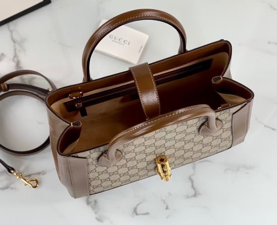 Gucci Jackie 1961 medium tote bag 649016 brown