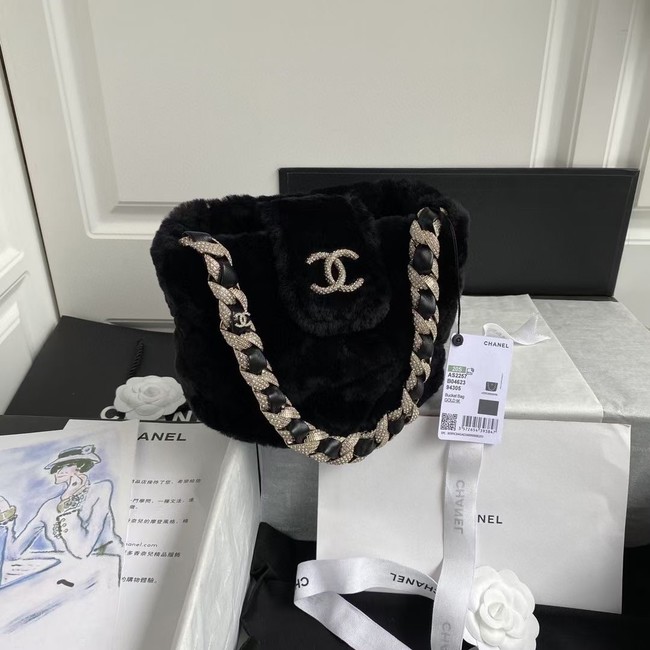 Chanel bucket bag AS2257 Black