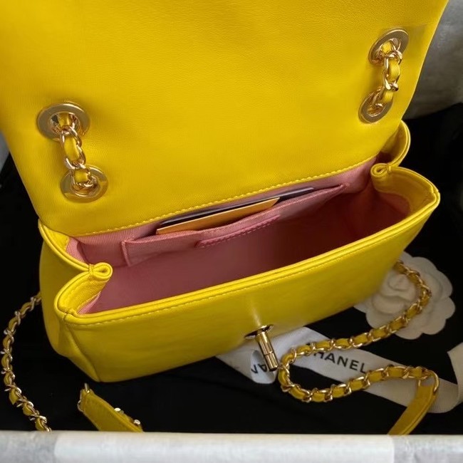 Chanel flap bag AS2382 yellow & Multicolor