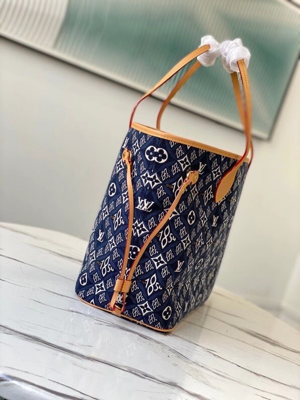 Louis vuitton SINCE 1854 NEVERFULL MM M57484 blue