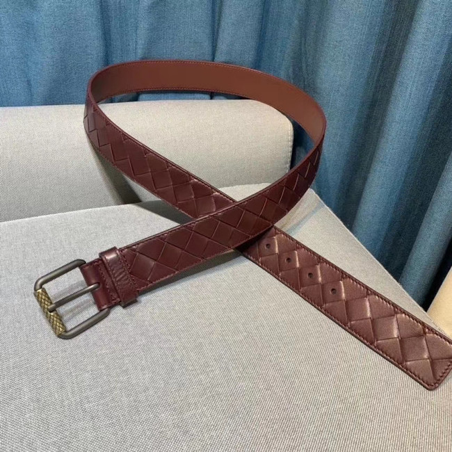 Bottega Veneta Intrecciato Nappa Belt 5567 Wine