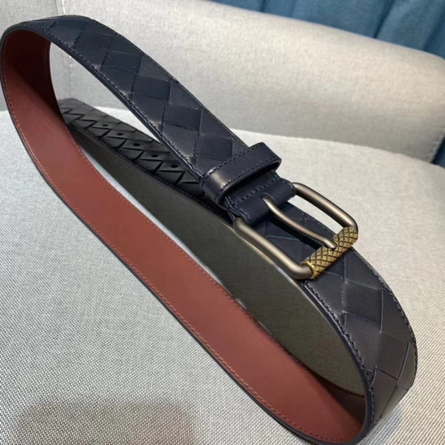 Bottega Veneta Intrecciato Nappa Belt 5567 black