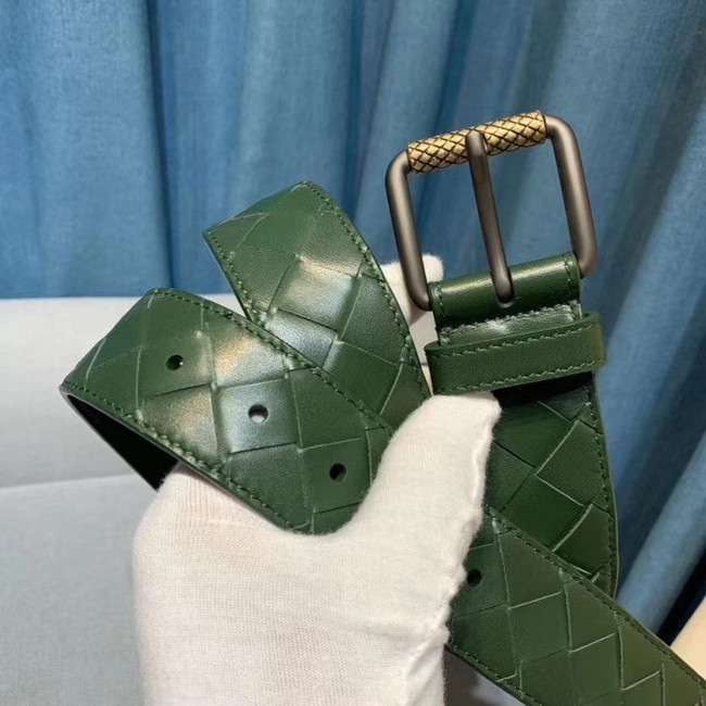 Bottega Veneta Intrecciato Nappa Belt 5567 green