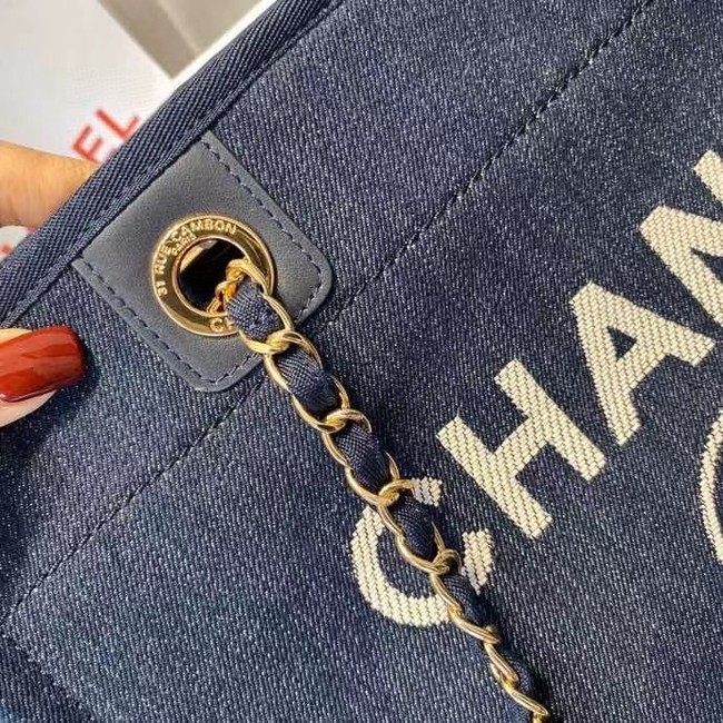 Chanel 19SS Shopping bag A67001 royal blue